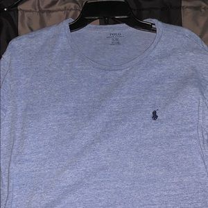 Men’s Light Blue Long Sleeve Polo
